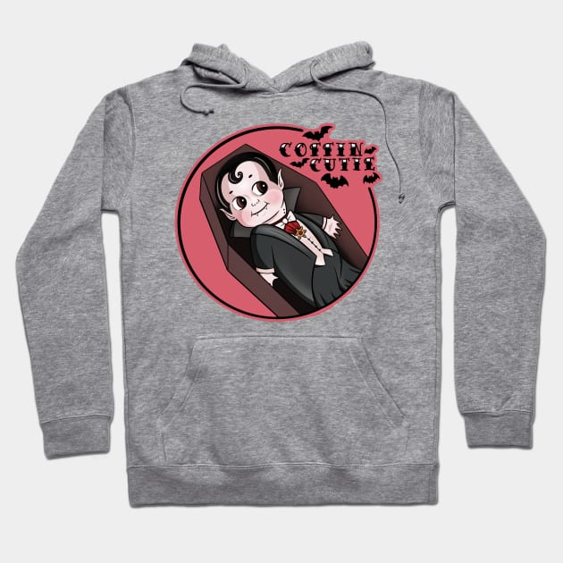 Coffin Kewpie Hoodie by LeMae Macabre